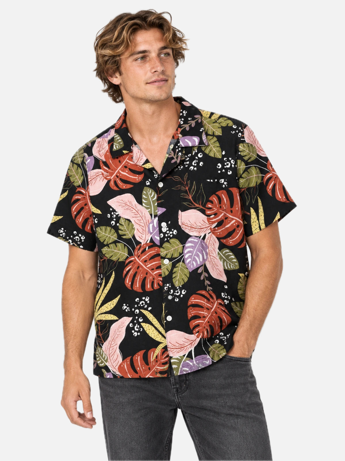 Camisa Gotcha Ehucai Negro — vista principal