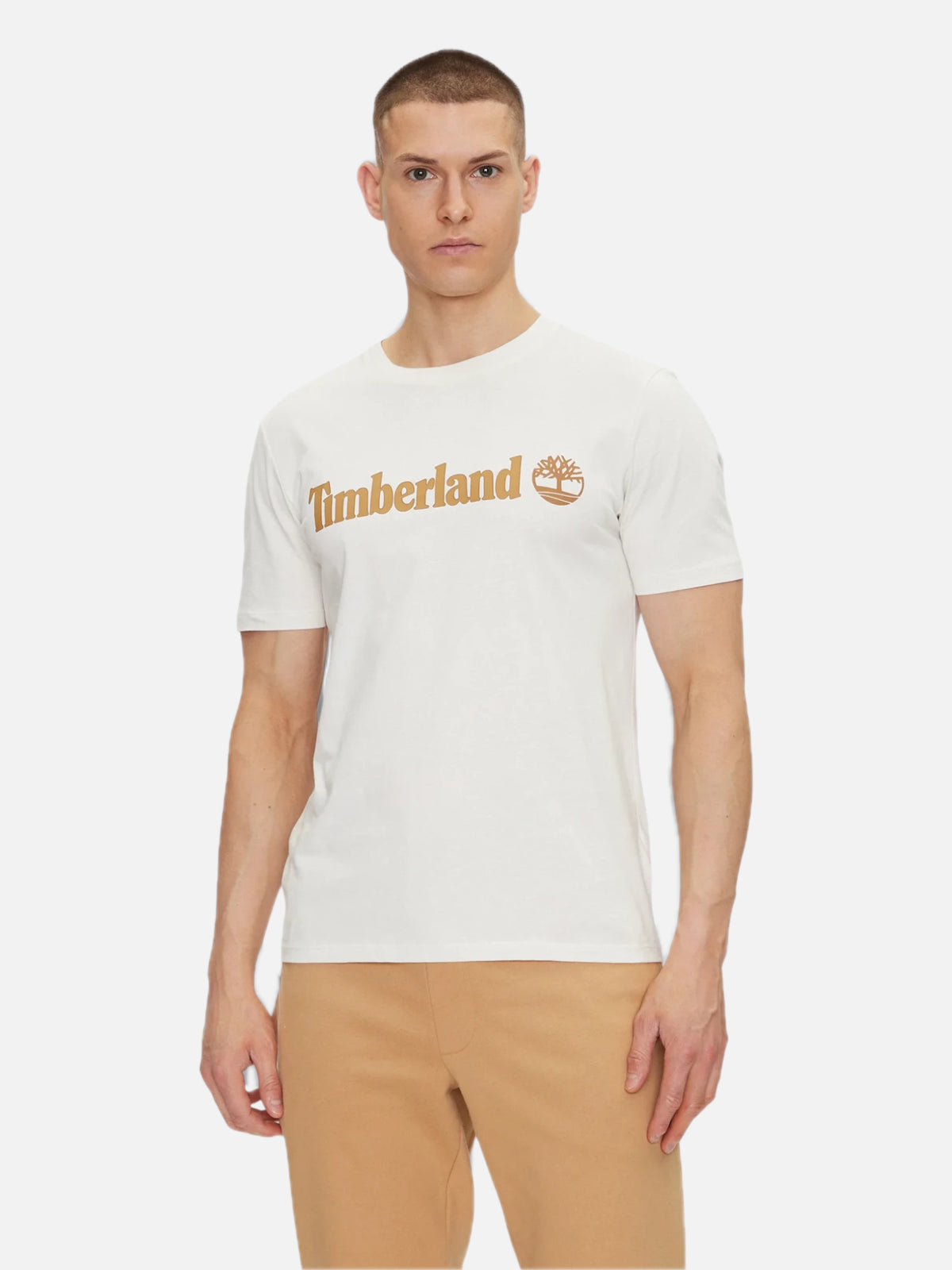 Remera Timberland Kennebec River Linear Logo Crudo — vista principal