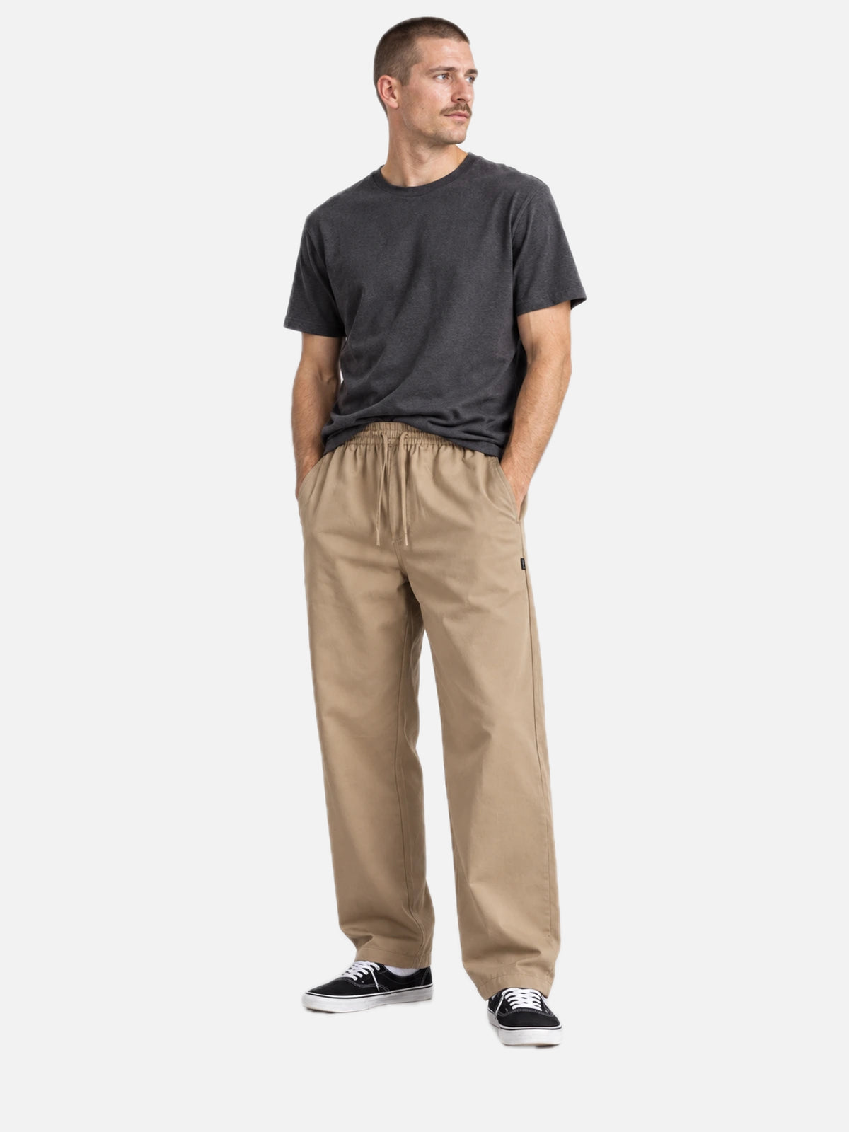 Pantalon Converse Straight-Leg Marrón — vista principal