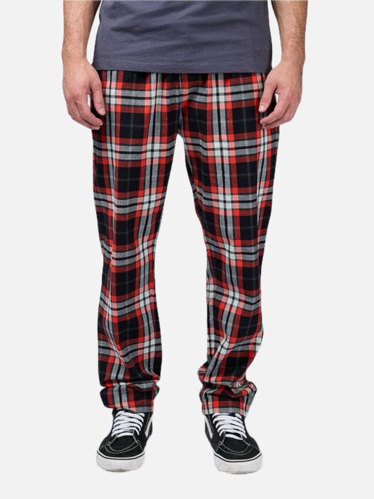 Pantalon Elepants 197 Poplin Rojo Blanco Negro — vista principal