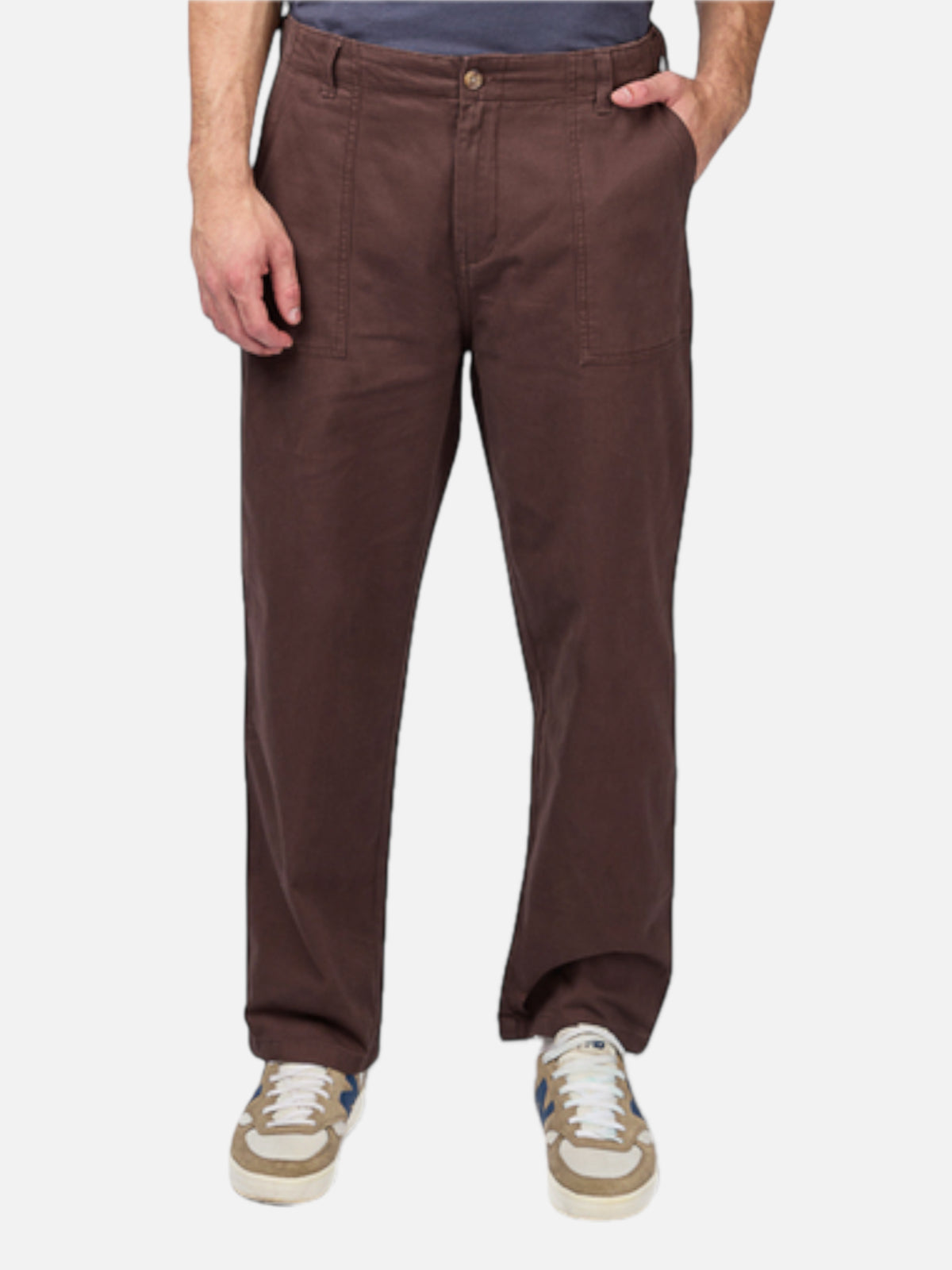 Pantalon Elepants Carpintero Gabardina Chocolate — vista principal