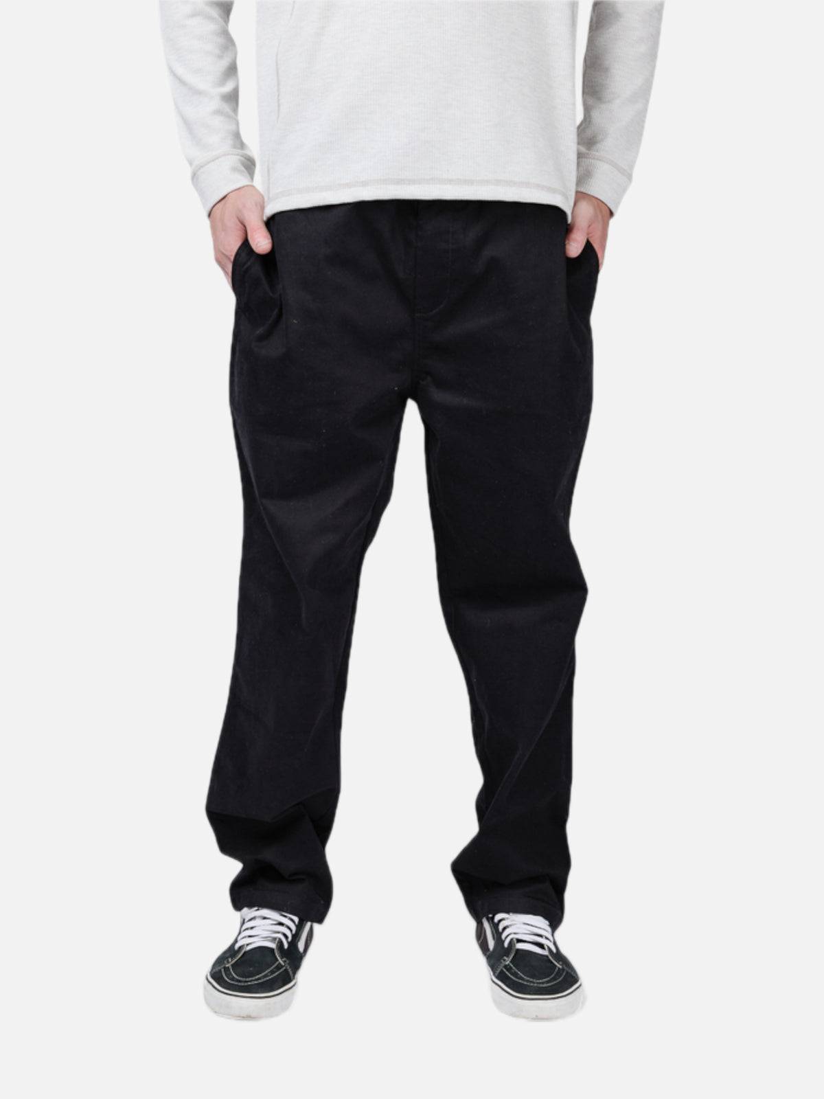 Pantalon Elepants Dillon Gabardina Negro — vista principal