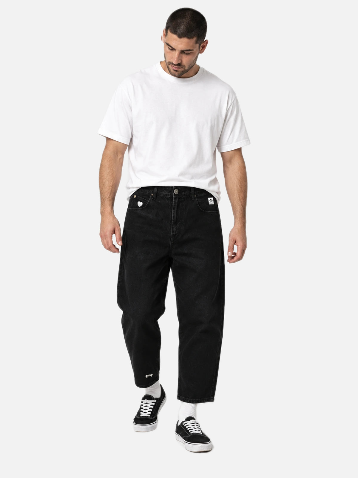 Pantalon Familyarg Luxury Cropped Negro — vista principal