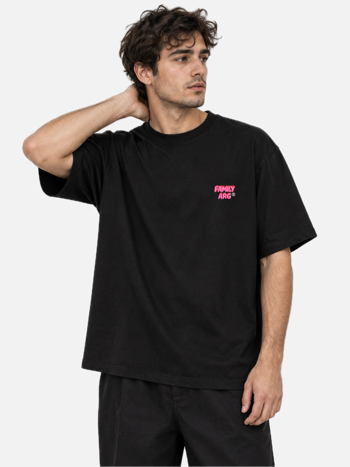 Remera Familyarg La Fleur Negro — vista principal