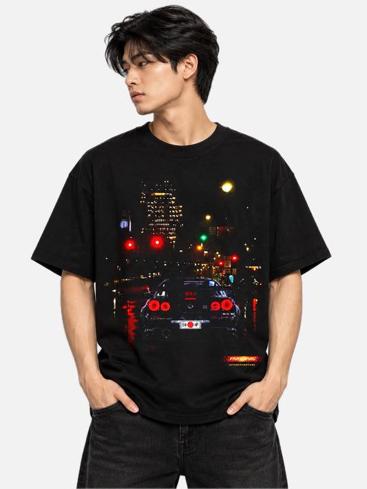 Remera Familyarg Japanese City Supersized Negro — vista principal