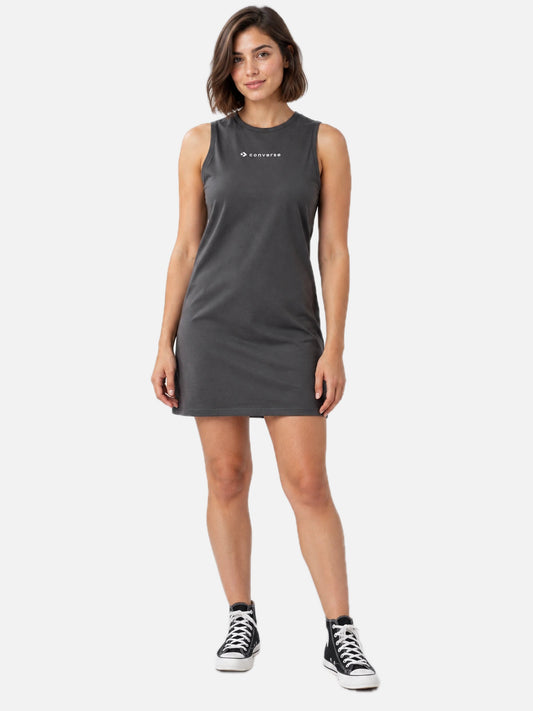 Vestido Converse Mujer Draft Logo Gris — vista principal