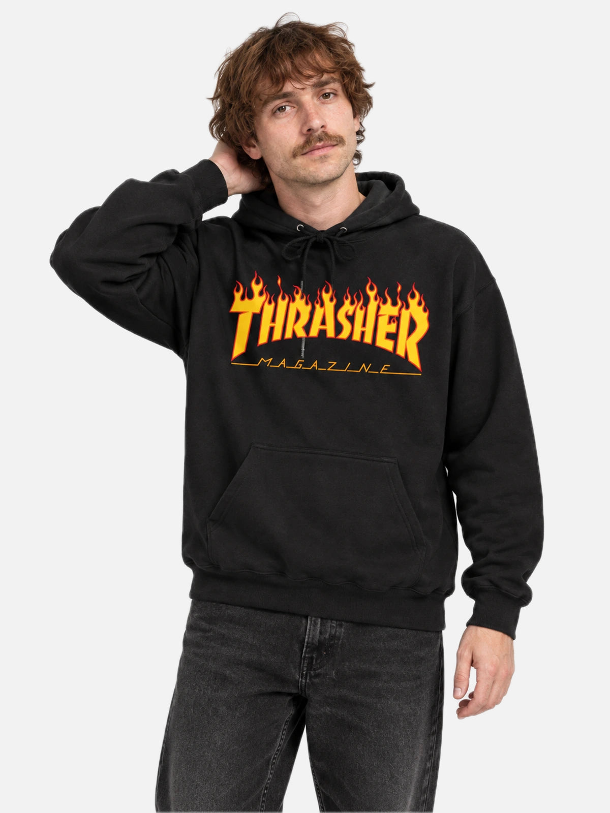 Buzo Thrasher Flame Negro — vista principal