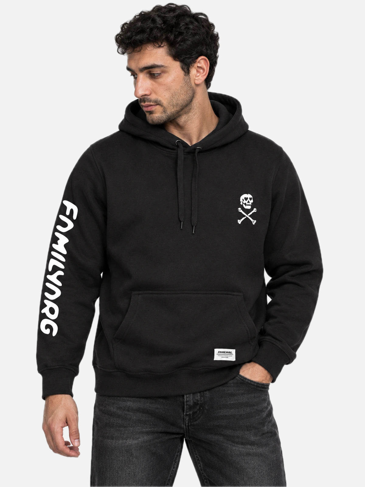 Buzo Familyarg Skull Negro — vista principal