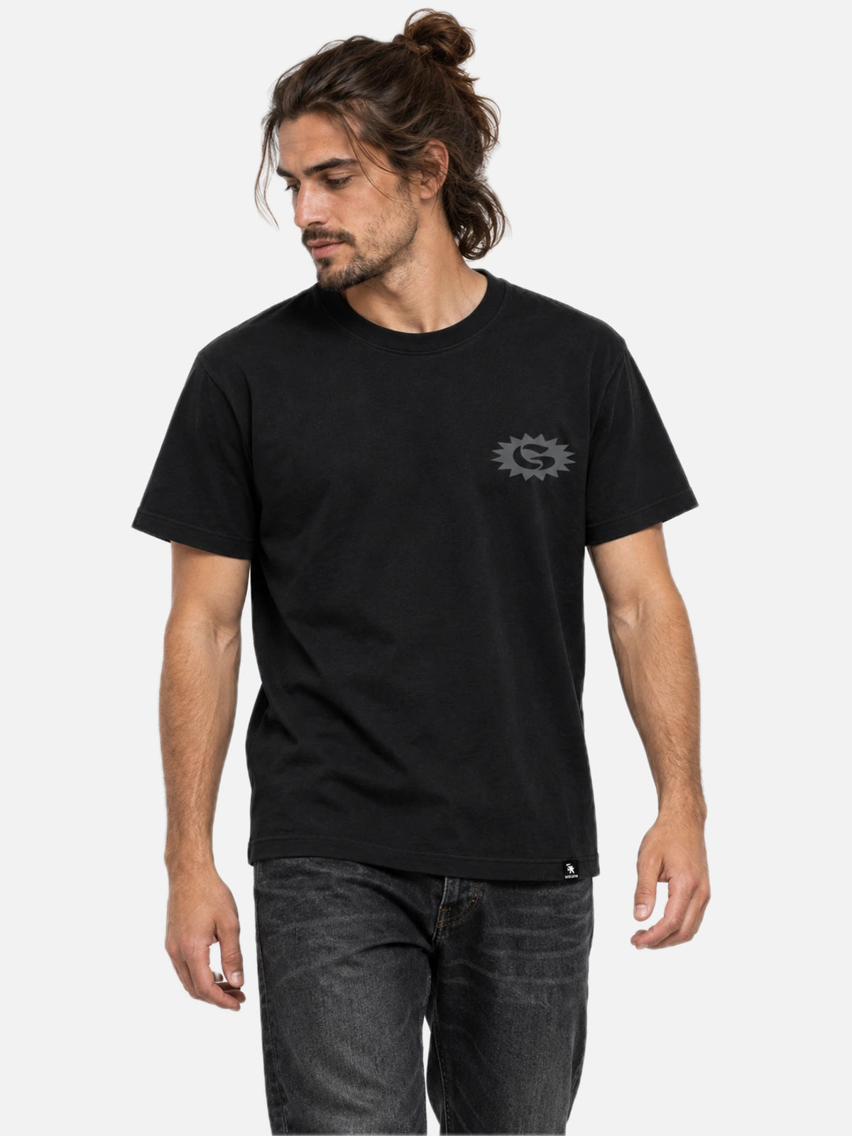 Remera Gotcha Full Back Negro — vista principal