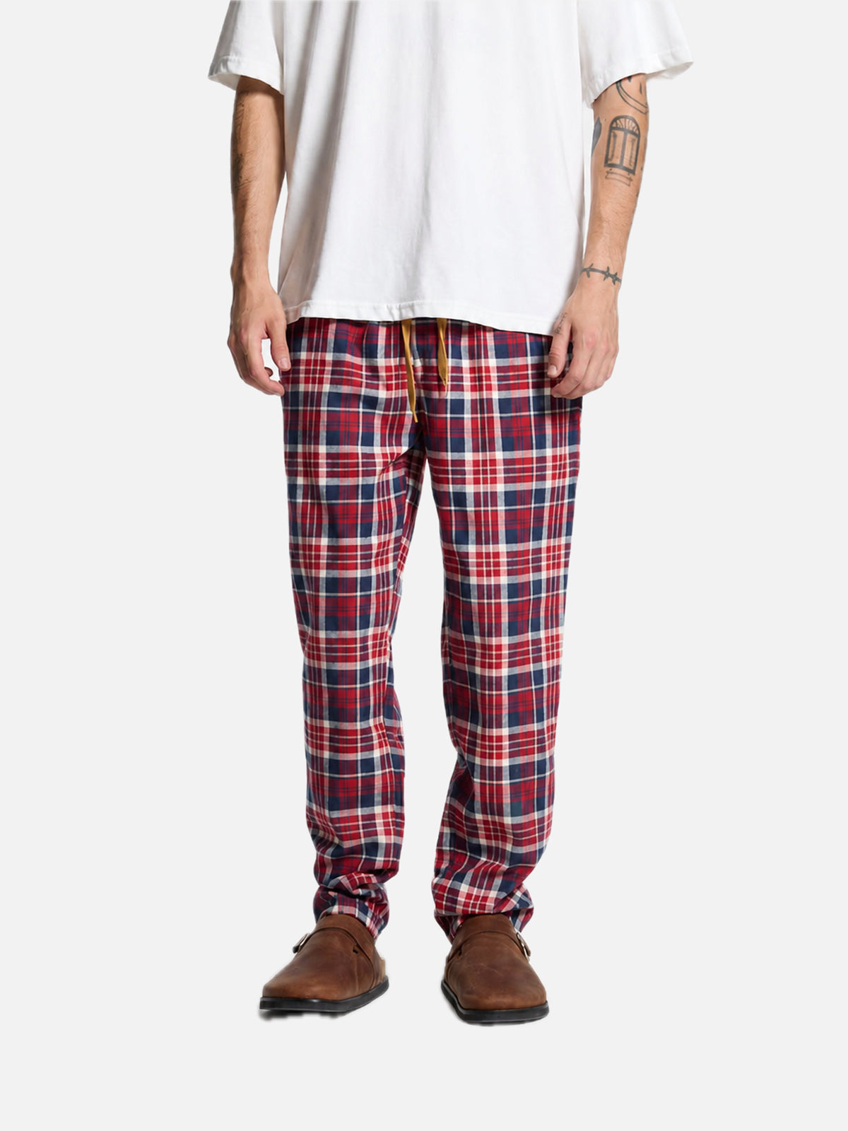 Pantalon Elepants Escoces 292 Viyela Rojo Azul — vista principal