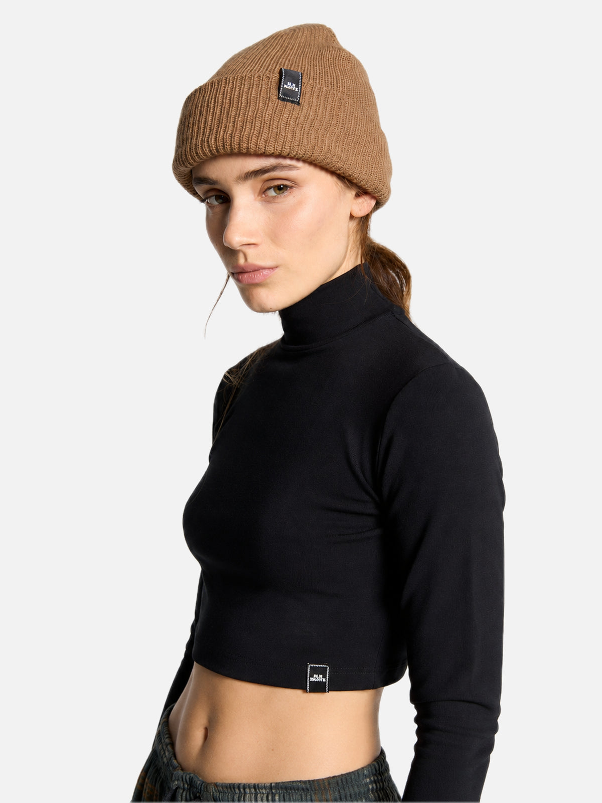 Polera Elepants Jersey Warm Mujer Negro — vista principal