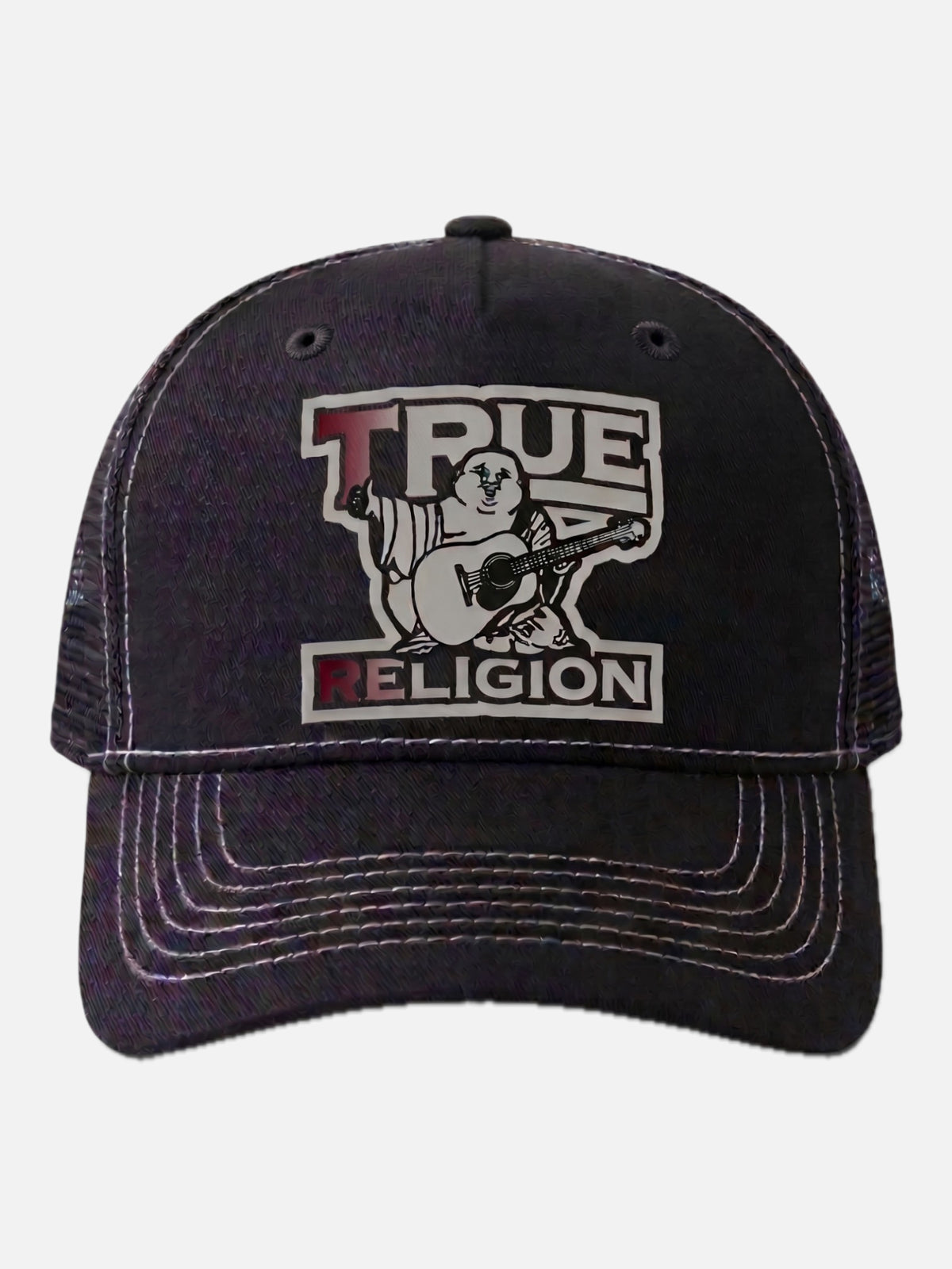 Gorra True Religion Fade Buddha Negro Blanco — vista principal