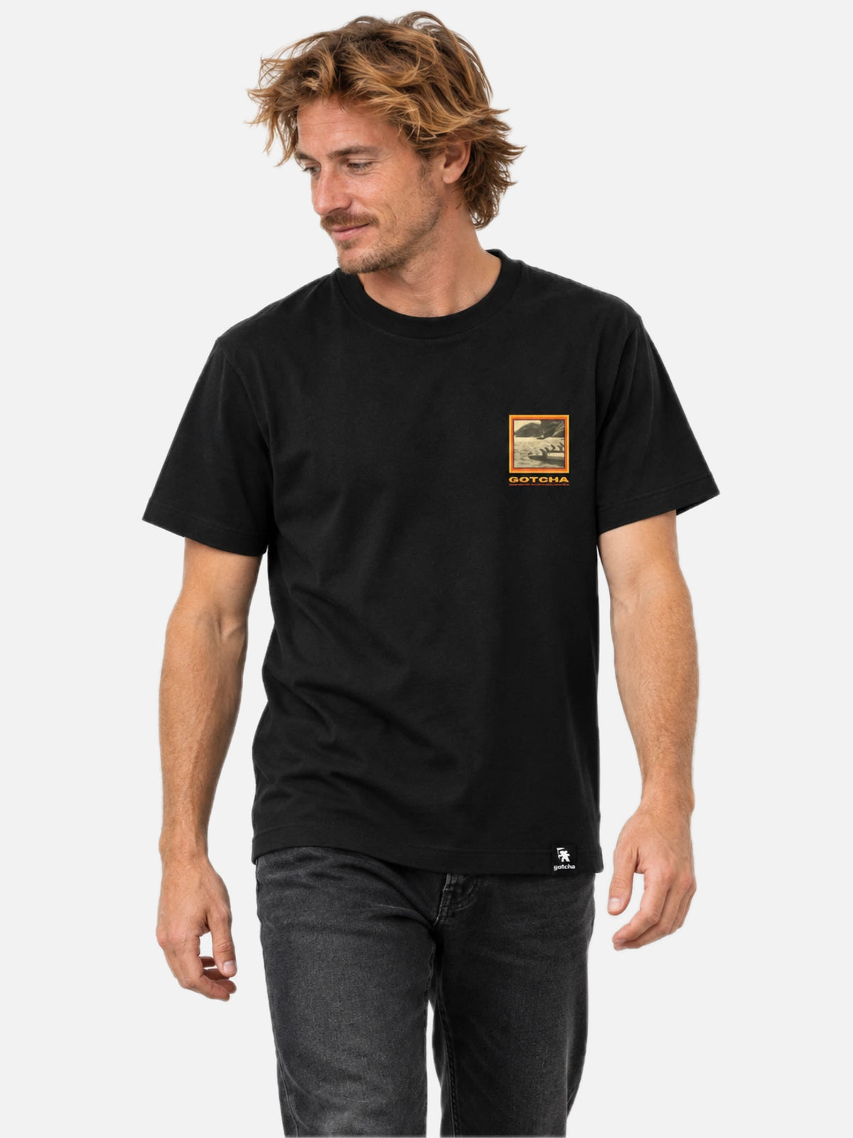 Remera Gotcha Tetris Negro — vista principal