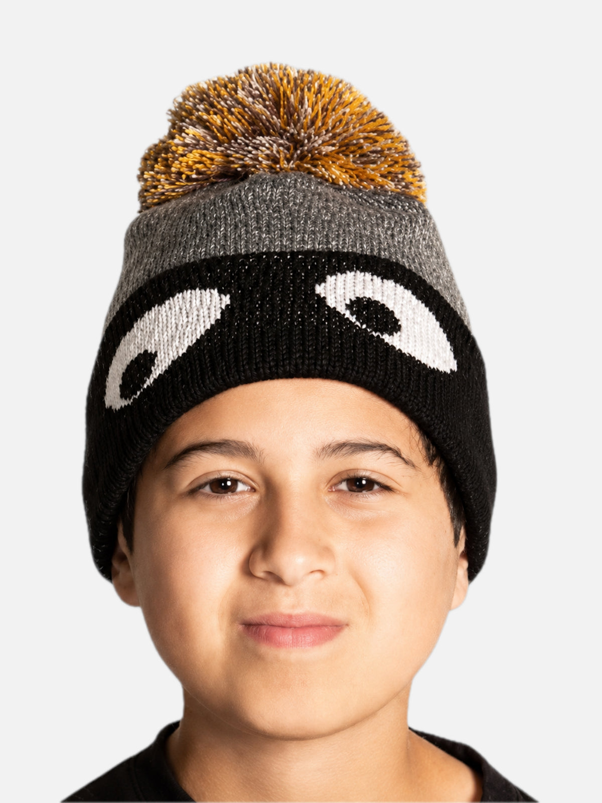 Gorro Rusty Inja Niño Gris Negro — vista principal