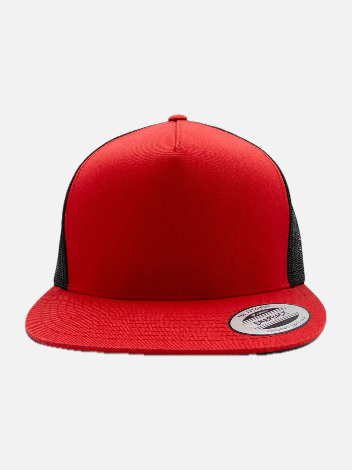 Gorra Flexfit Yupoong Trucker Rojo Negro — vista principal