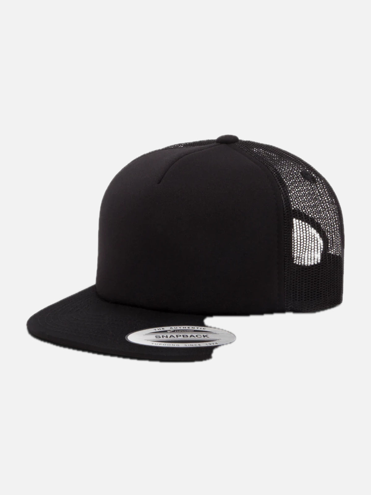 Gorra Flexfit Yupoong Foam Trucker Negro — vista principal