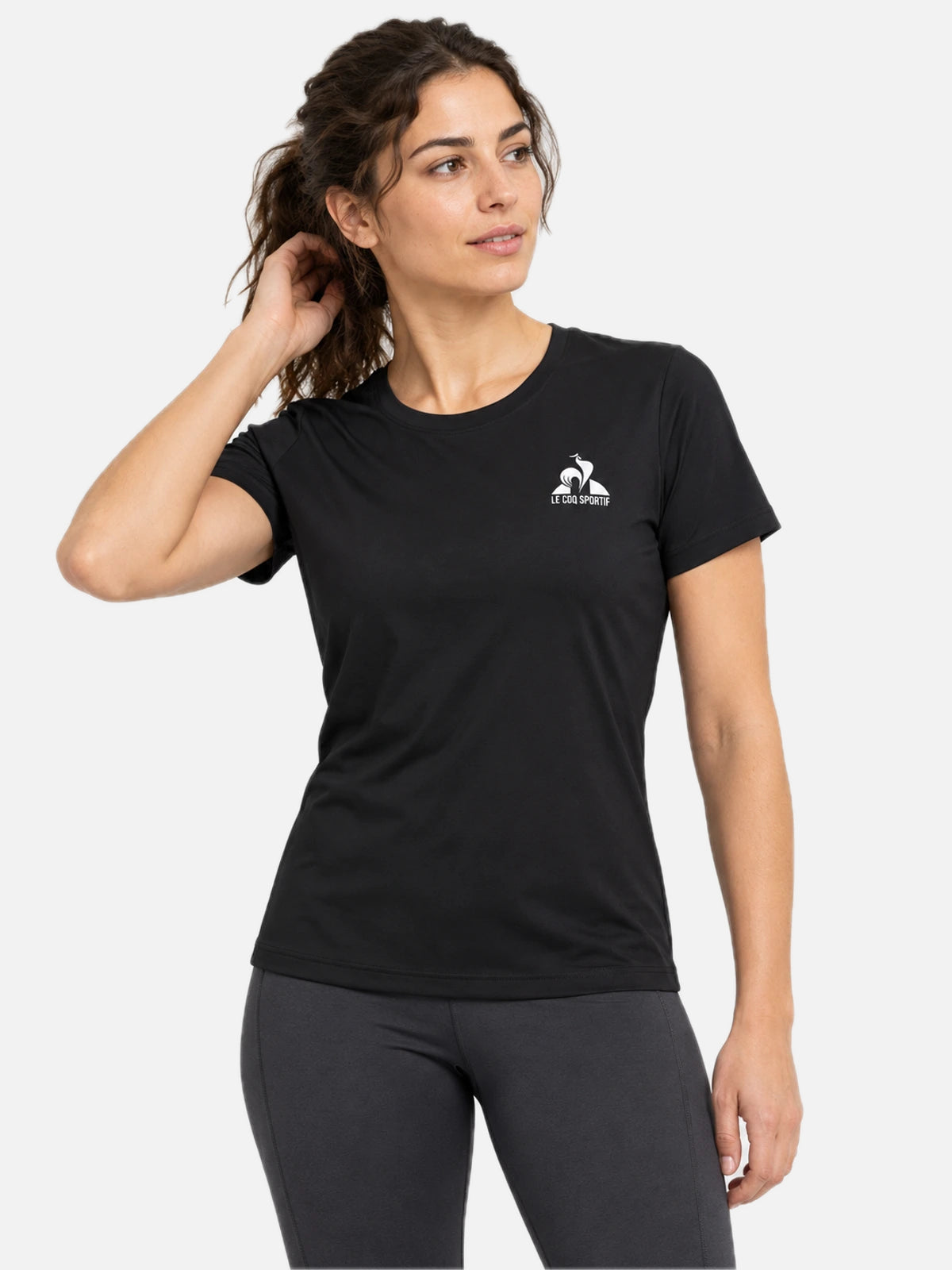 Remera Mujer Le Coq Sportif Training Tee Negro — vista principal