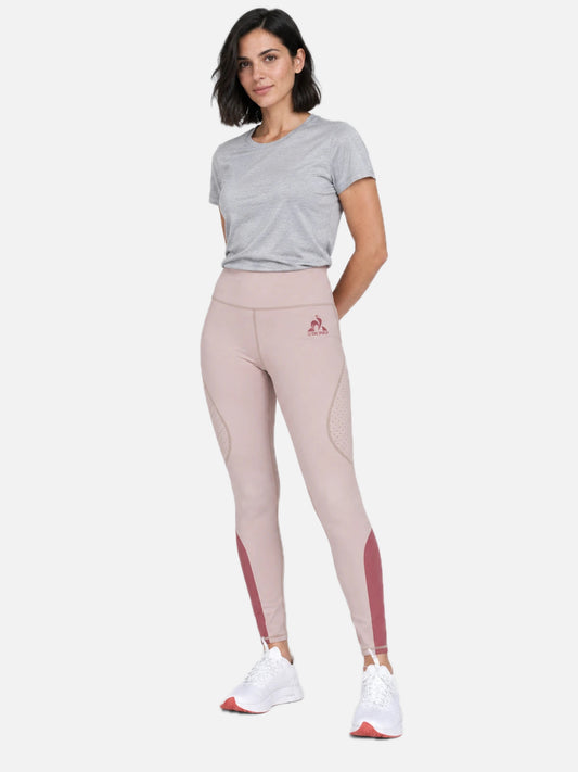 Calza Le Coq Sportif Training Pro Leggings Mujer Beige — vista principal