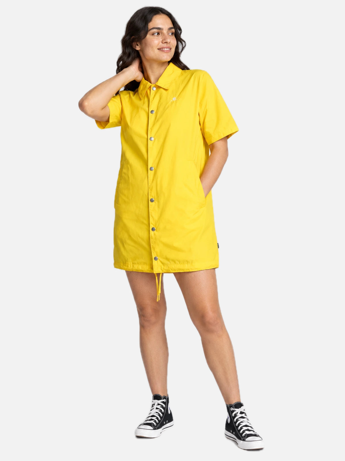 Vestido Converse Andover Twill Amarillo — vista principal
