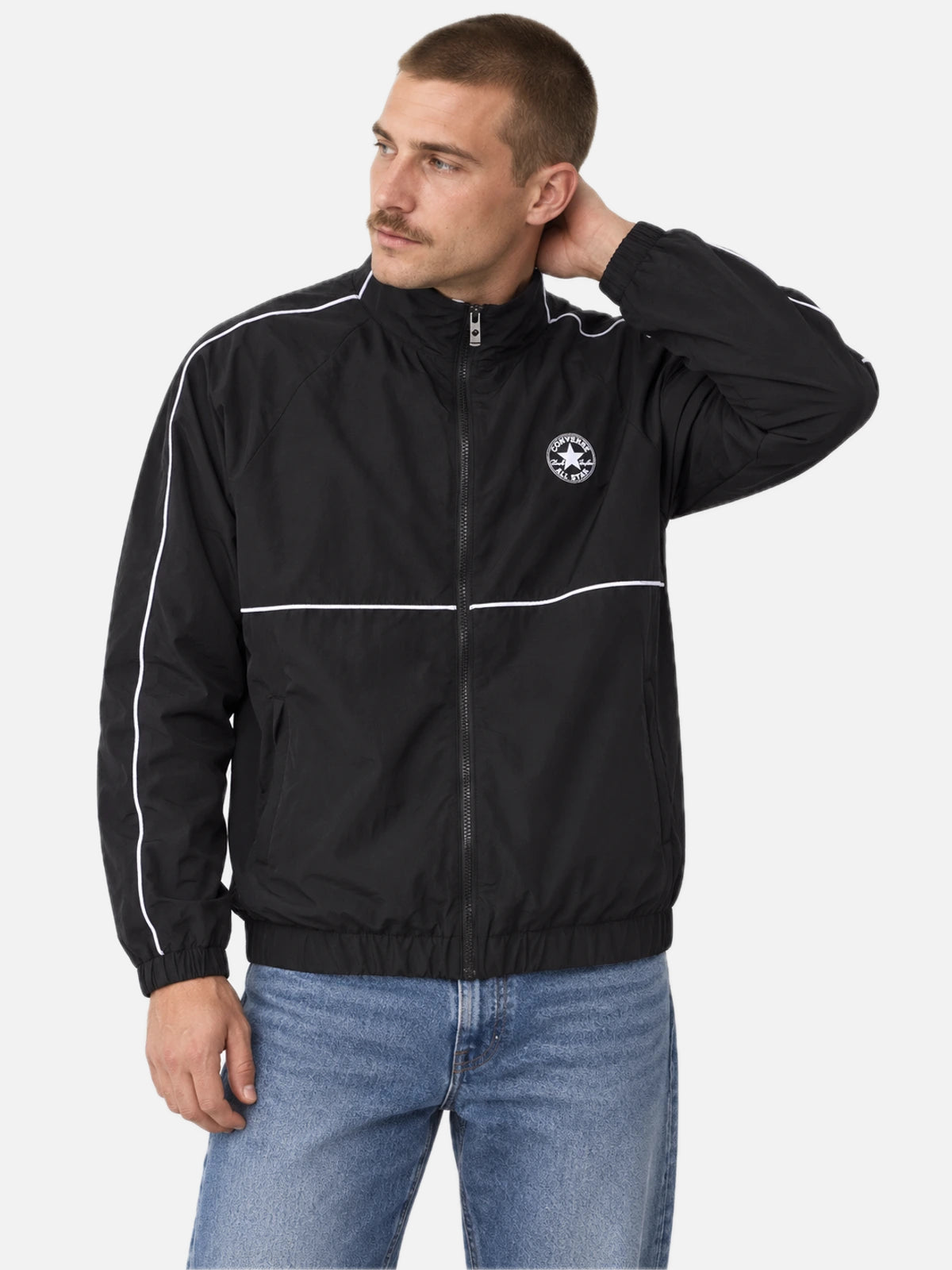 Campera Unisex Converse Retro Chuck Elevated Negro — vista principal