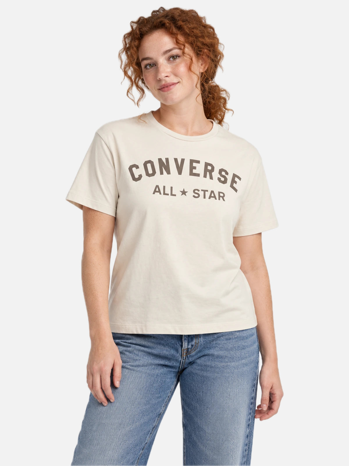 Remera Mujer Converse Retro All Star Tee Blanco — vista principal