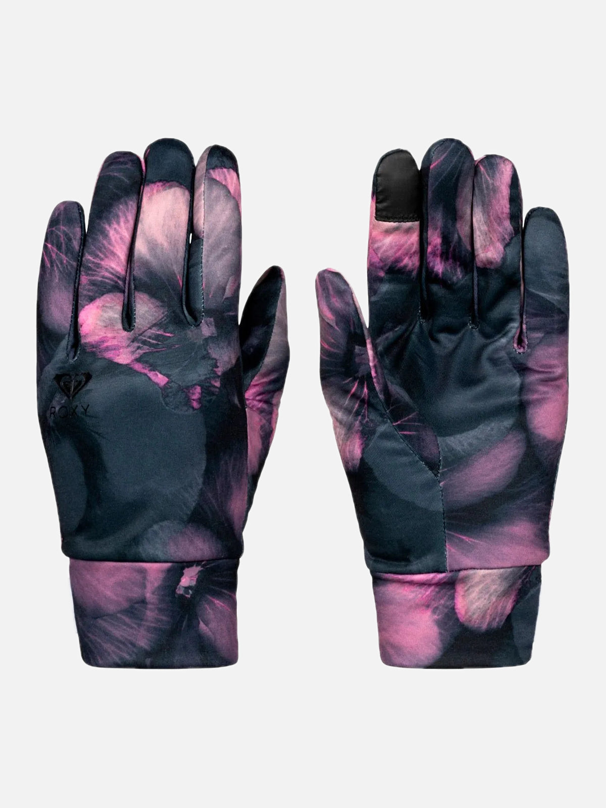 Guantes Snow Roxy Hydrosmart Liner Rosa Negro Batik — vista principal