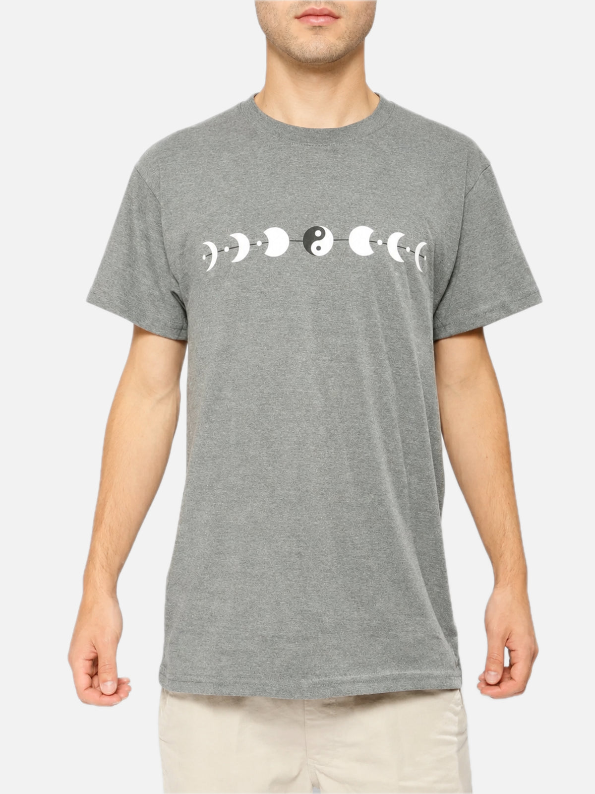 Remera Good Moon Gris Melange — vista principal