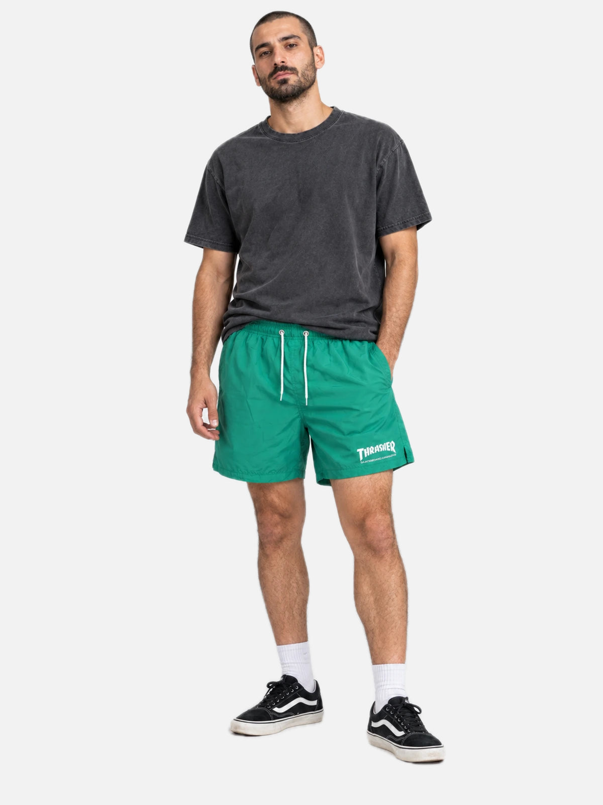 Malla Thrasher Board Short Skatemag Verde — vista principal