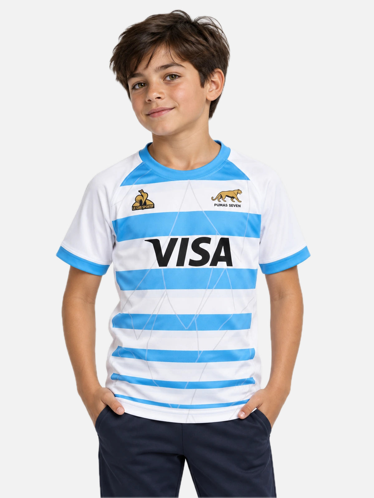 Remera Niño Le Coq Sportif Pumas Seven Home Fan 2024 — vista principal