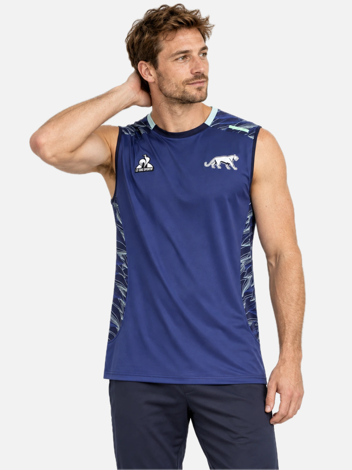 Musculosa Le Coq Sportif Pumas Training Gym Tank 2025 — vista principal
