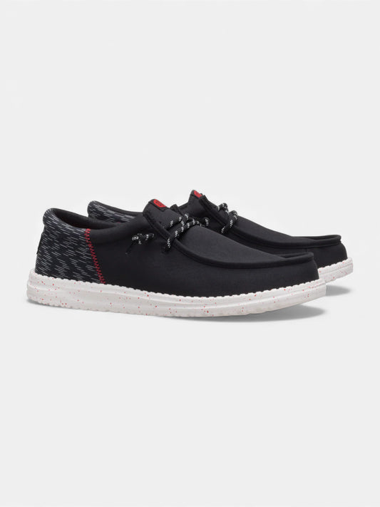 Zapatos Hey Dude Wally Funk Jersey Jacquard Negro Print