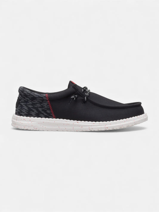 Zapatos Hey Dude Wally Funk Jersey Jacquard Negro Print