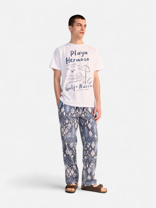 Pantalon Elepants Ikat Azul