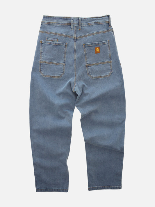 Pantalon Familyarg Crop Baggy Celeste