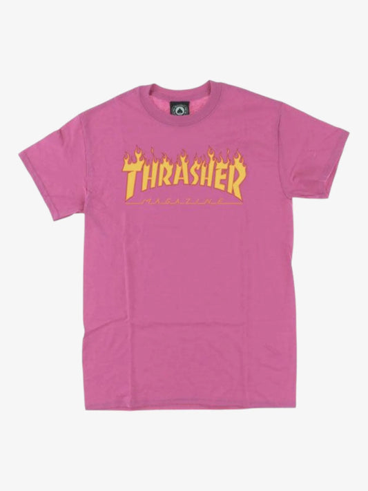 Remera Thrasher Flame Rosa - Indy