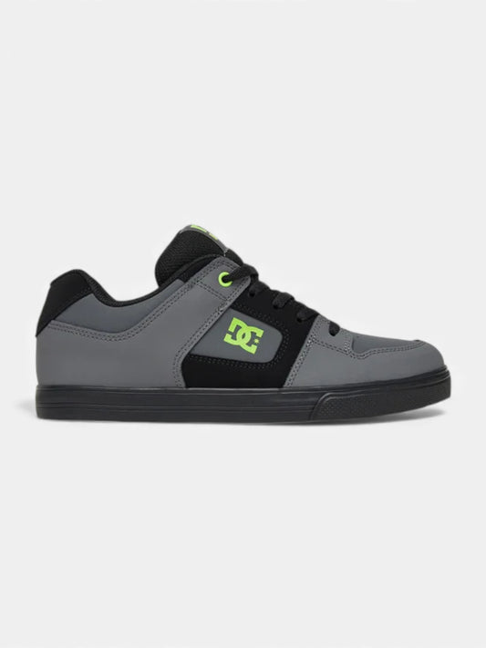 Zapatillas DC Pure Niño Negro Gris Verde