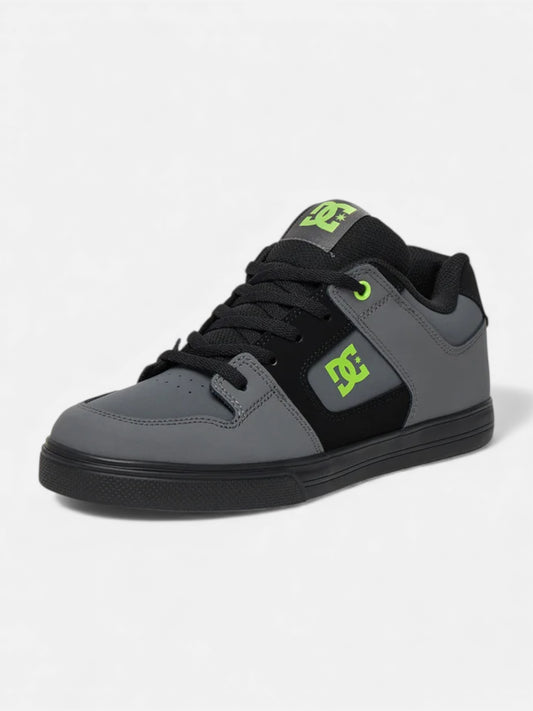 Zapatillas DC Pure Niño Negro Gris Verde