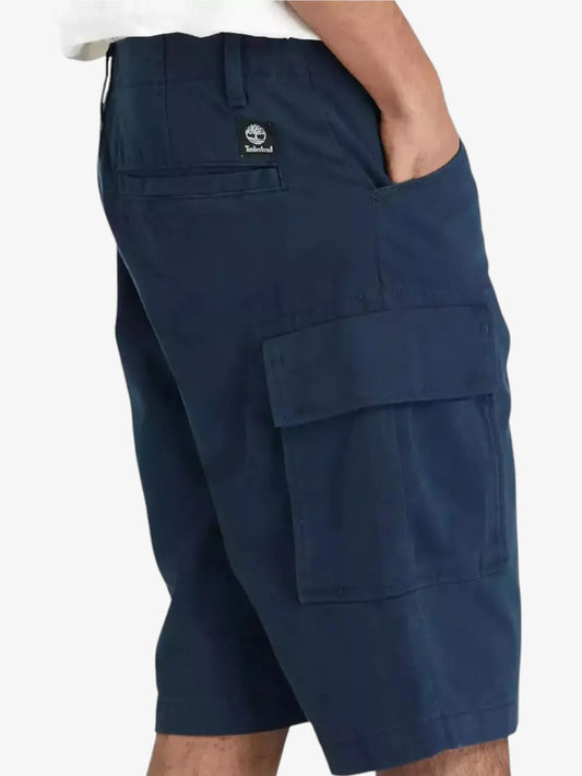 Bermuda Timberland Twill Cargo Azul Oscuro