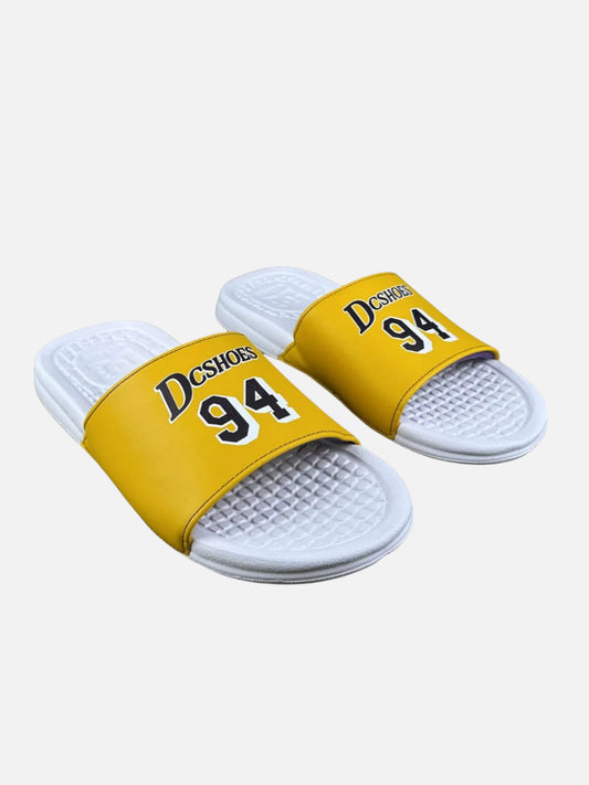 Ojota Dc Bolsa Blanco Amarillo
