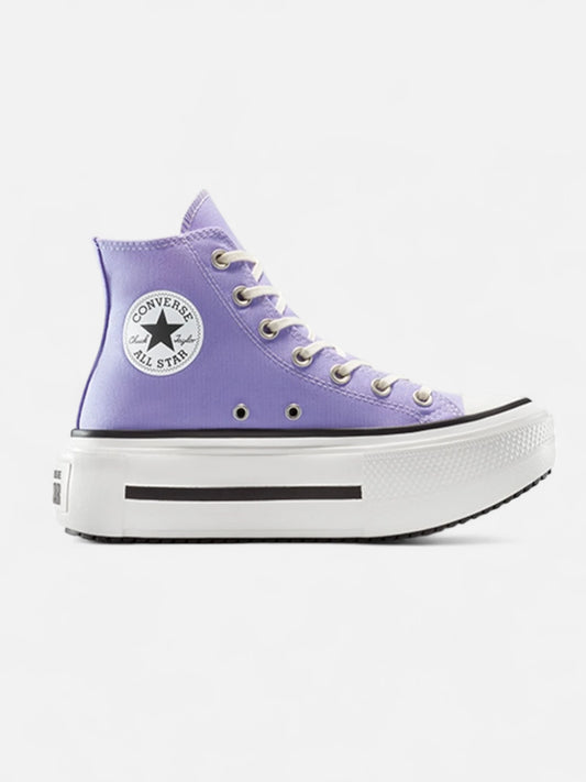 Zapatillas Converse Chuck Taylor Double Stack Hi Lila