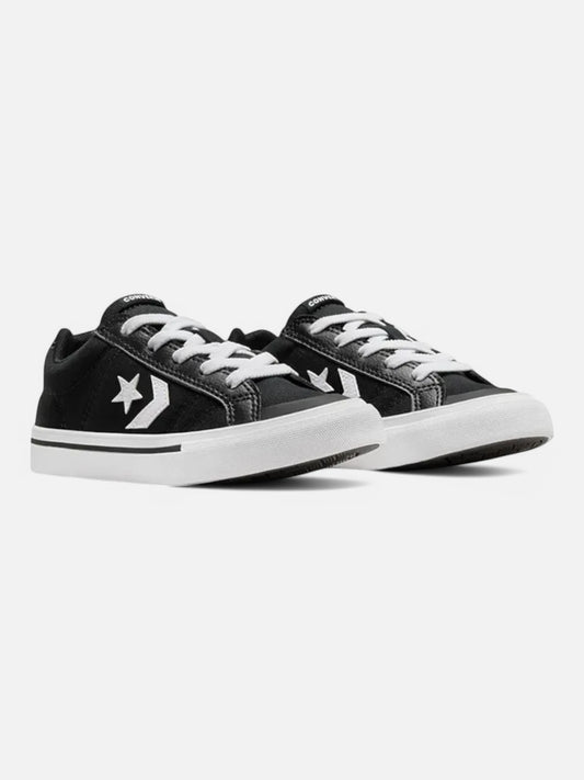 Zapatillas Converse Niño Sport Casual Negro Blanco