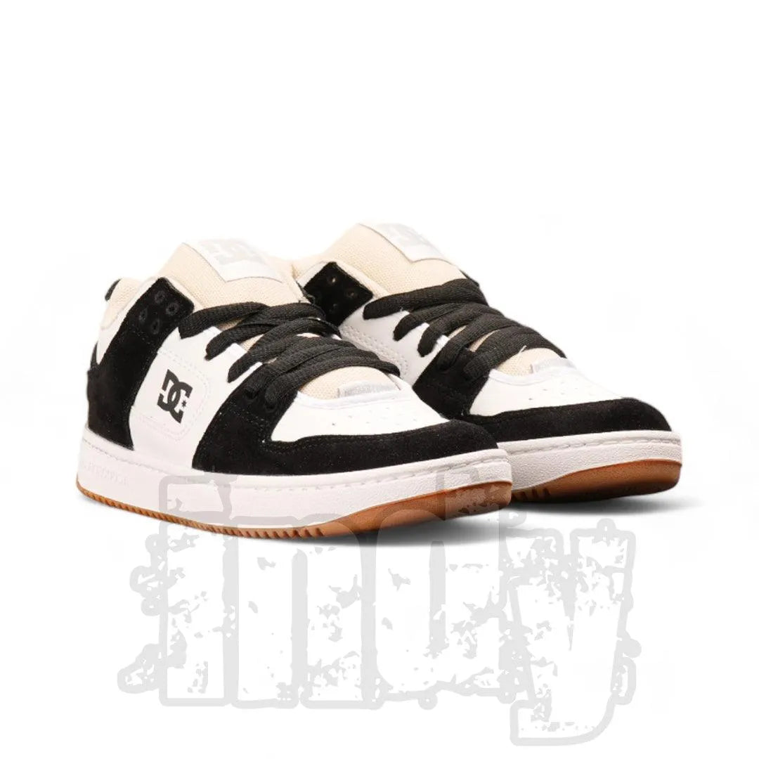 Zapatillas Dc Manteca Ss Mujer Negro Blanco Marron - Indy