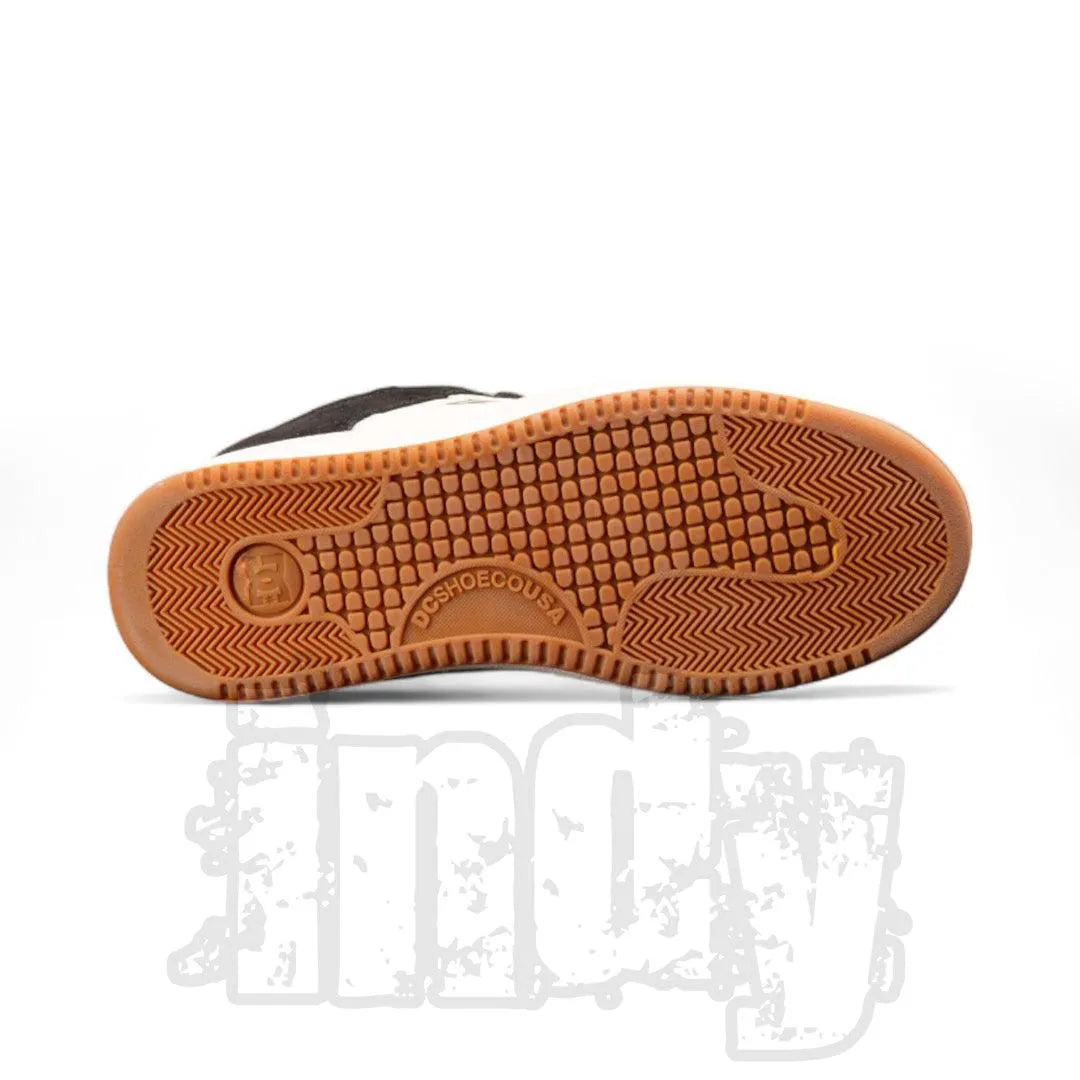 Zapatillas Dc Manteca Ss Mujer Negro Blanco Marron - Indy