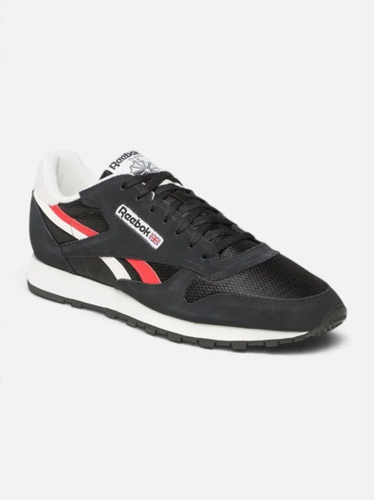 Zapatillas Reebok Classic Leather Core Negro/Chalk/Flash Rojo